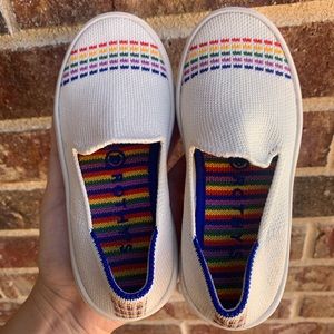 Little girls Rothy’s size 10 rainbow